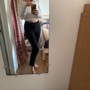 Quince ultra stretch ponte straight leg pants